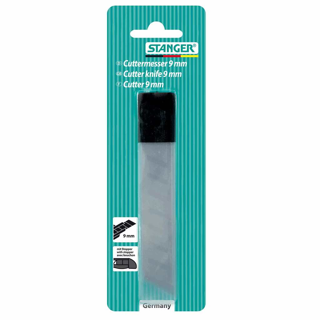 Леза для ножів 9 мм 10 шт. в упак. Stanger (340113)